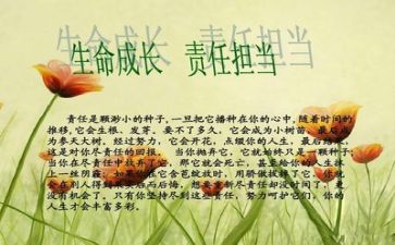 敢担当作文精选7篇