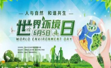 环境日工作总结5篇