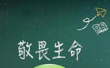 敬畏生命的教案7篇