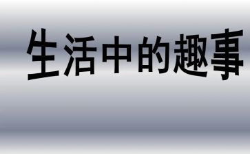 暑假里的趣事作文参考5篇