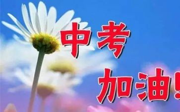中考优秀发言稿范文5篇