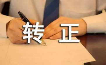 实习要转正的工作总结通用5篇